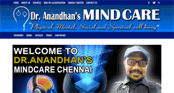 Desktop Screenshot of mindcarechennai.com