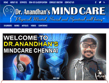 Tablet Screenshot of mindcarechennai.com